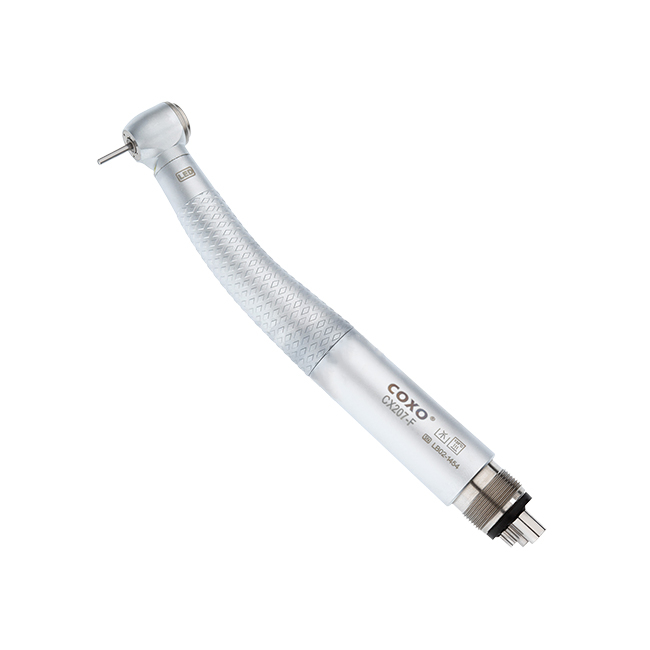 CX207-F-SP - турбинный наконечник с генератором света, со стандартной головкой, для 4-х канального соединения | COXO (Китай)
