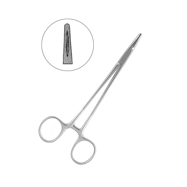 Хирургический иглодержатель Гегара Mayo-Hegar, длина 160 мм | HLW Dental Instruments (Германия)