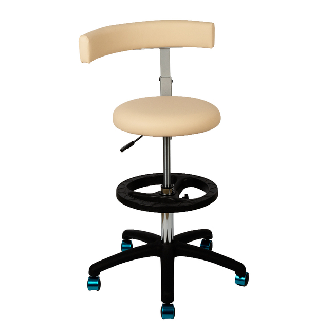 СС-6П - стул врача-стоматолога с кольцевой опорой для ног, пластик | Белмедматериалы (Белоруссия)