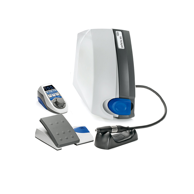 W&H Perfecta 900 LA-923 TT - настольный бесщеточный микромотор с педалью L-NV и наконечником LA-9, 100000 об/мин, с внутренней подачей охлаждения | W&H DentalWerk (Австрия)