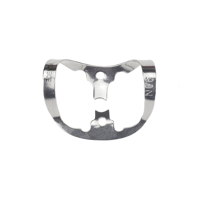 129-90N - крепление для Раббер Дам Медента, тип «бабочка», для резцов и клыков, с усиленной дугой | Medenta Instruments Co. (Пакистан)