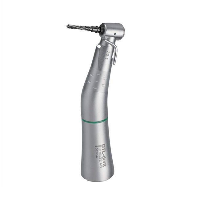 SG20KL - угловой стоматологический наконечник для имплантации зубов, с фиброоптикой, 20:1 | DTL-dent (Китай)