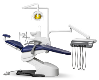 Стоматологическая установка Woson WOD 330 нижняя подача, Темно-синий